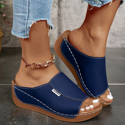 Isabelle | Cozy Wedge Mule