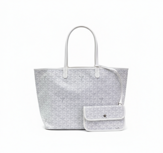 Goyerie - Luxe Tote Bag Medium White