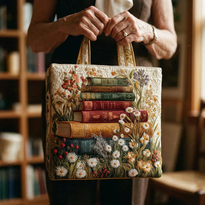Floral Patterned Quilted Artisan Bag