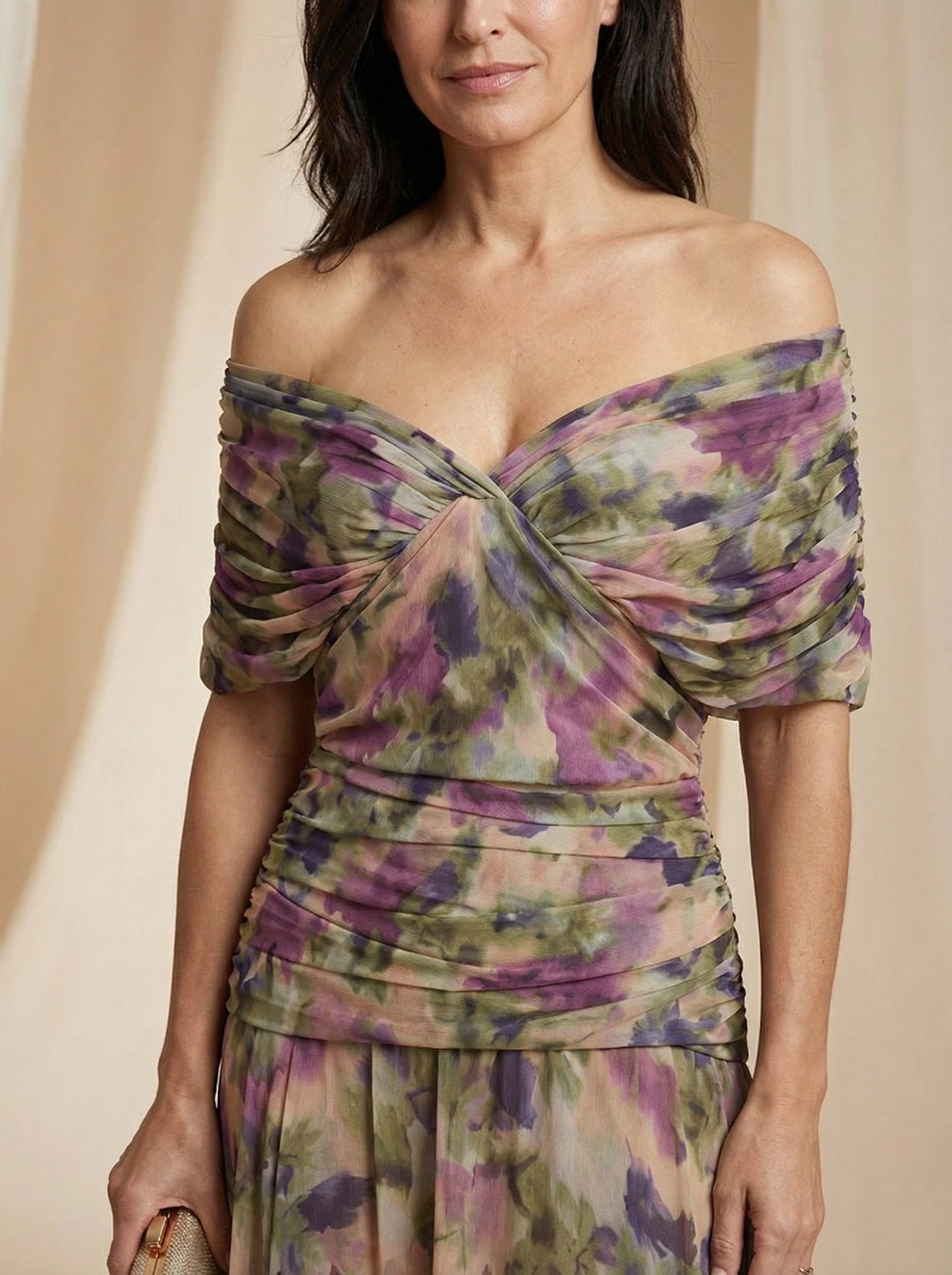 Elegant Silk Santana Dress - Maison Claire et Sylvie
