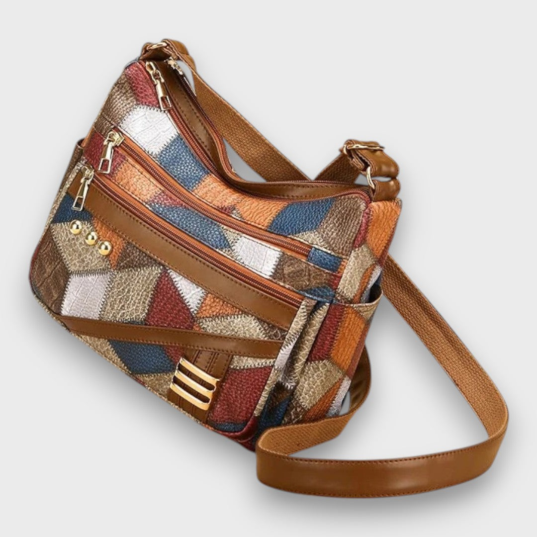 Miresta – Patchwork Leather Shoulder Bag