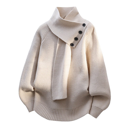 Arielle | Cozy Scarf-Neck Sweater